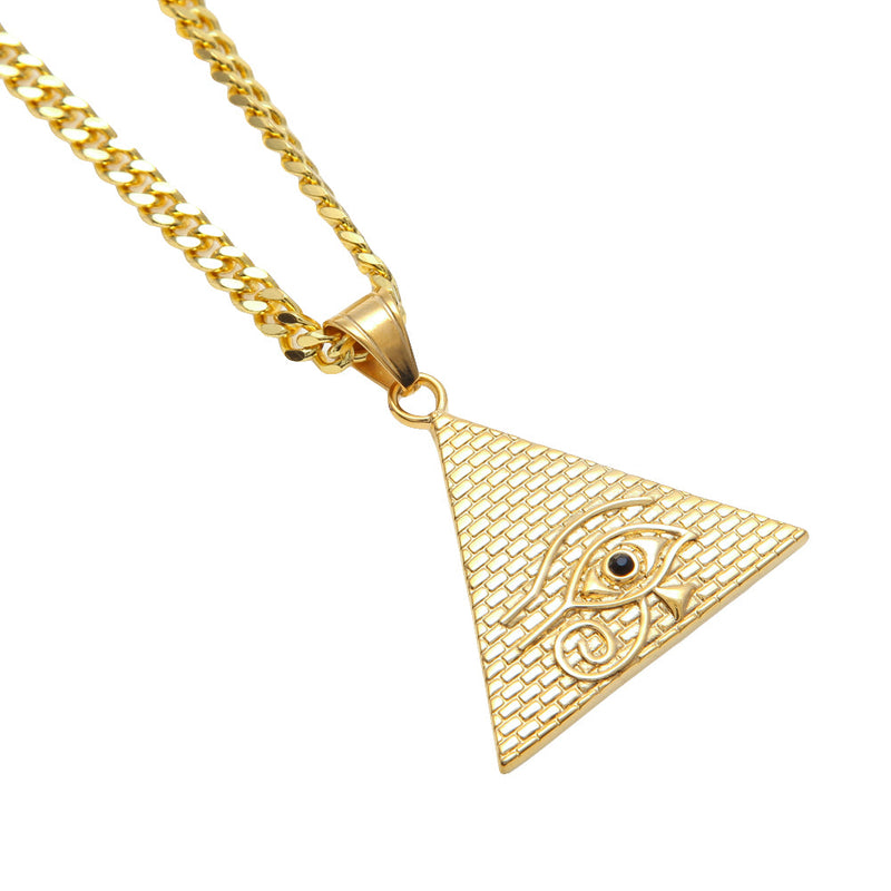 Antike Ägyptische Pyramidenauge Der Horus  Anhängerkette