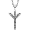 Algiz Elder Futhark Viking Rune Anhänger Halskette