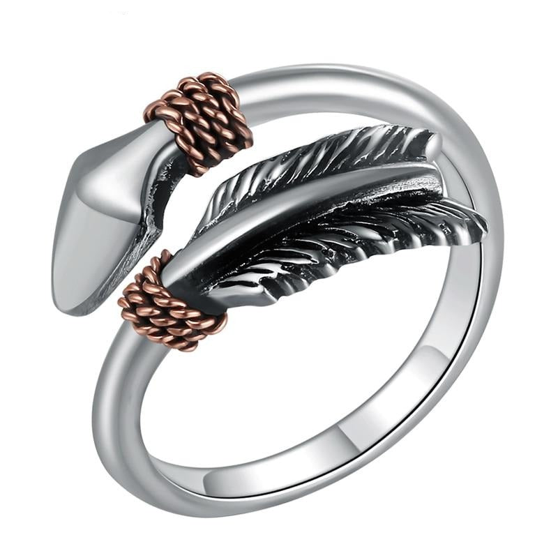 Cupids Pfeil 925 Sterling Silber Vintage Ring