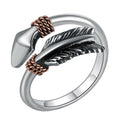 Cupids Pfeil 925 Sterling Silber Vintage Ring
