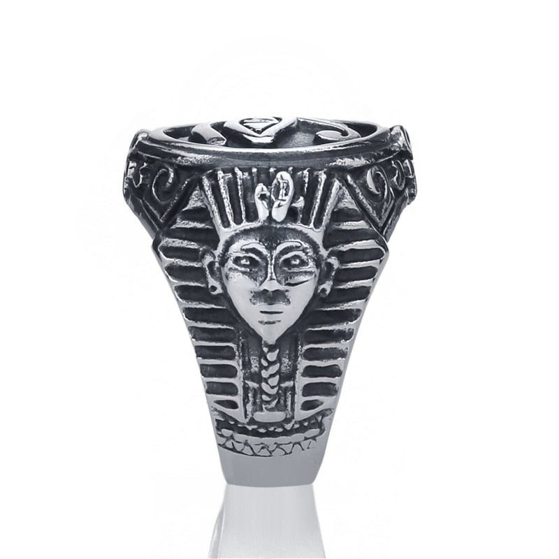 Ägyptischer Pharaonen Aus Edelstahl Von Horus Ring Men S Schmuck