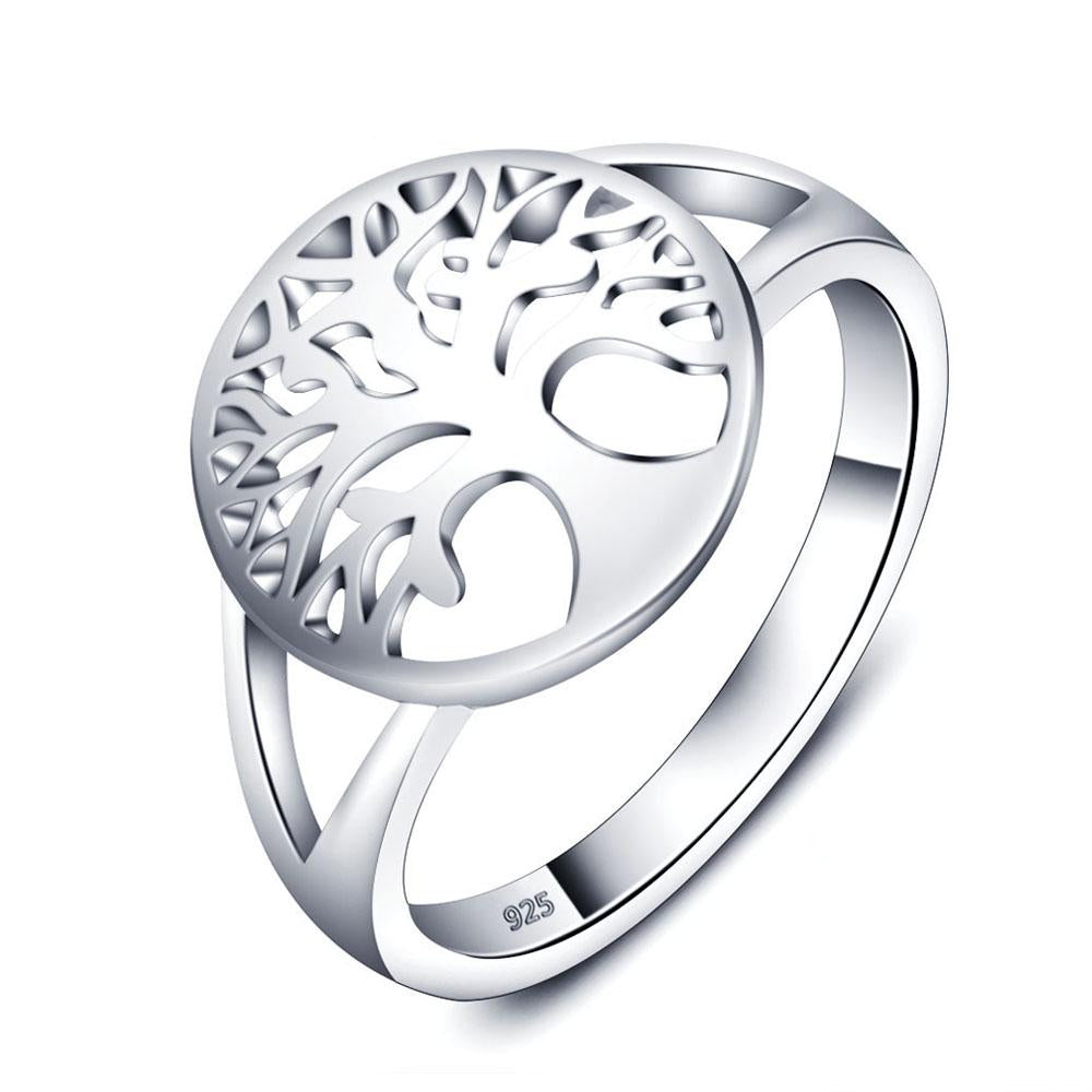 925 Sterling Silber Tree Of Life Celtic Ring