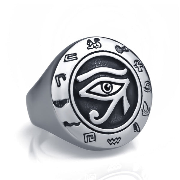 Edelstahl Antike Auge Des Horusrings