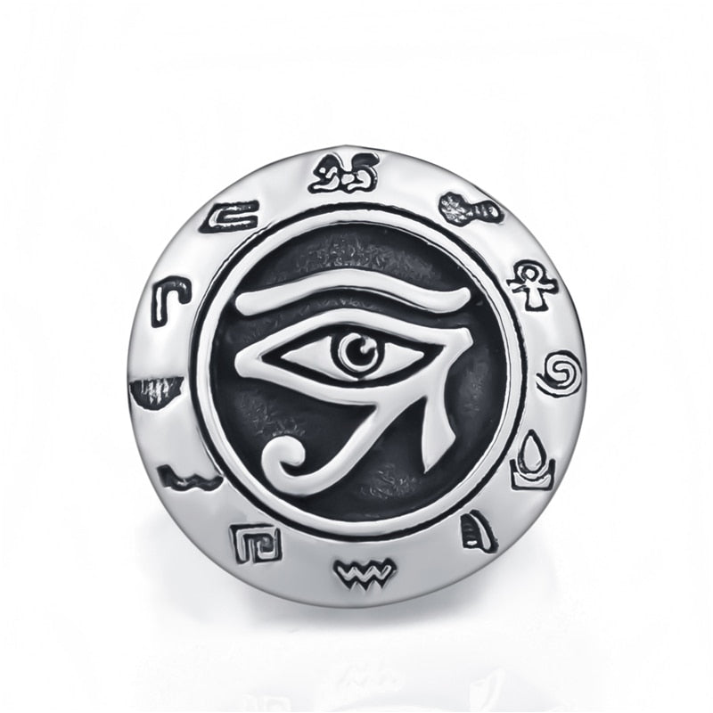 Edelstahl Antike Auge Des Horusrings