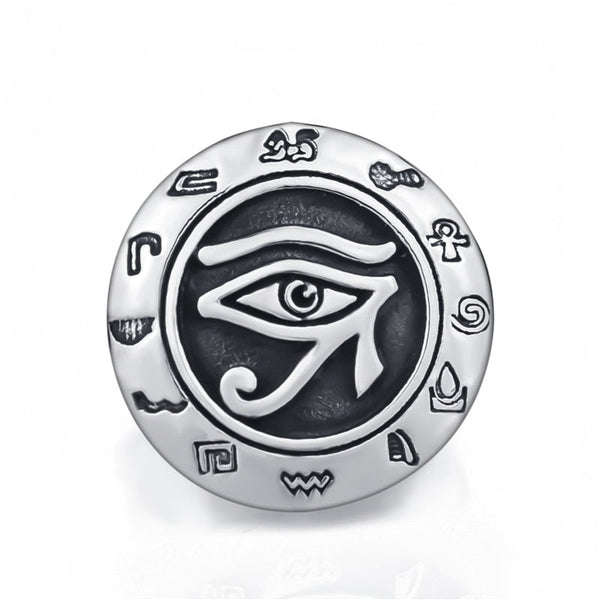 Edelstahl Antike Auge Des Horusrings