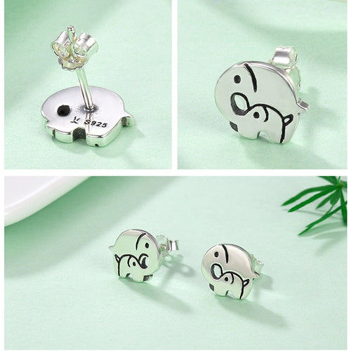 925 Ohrringe Von Sterling Silber Elephant Bolzen