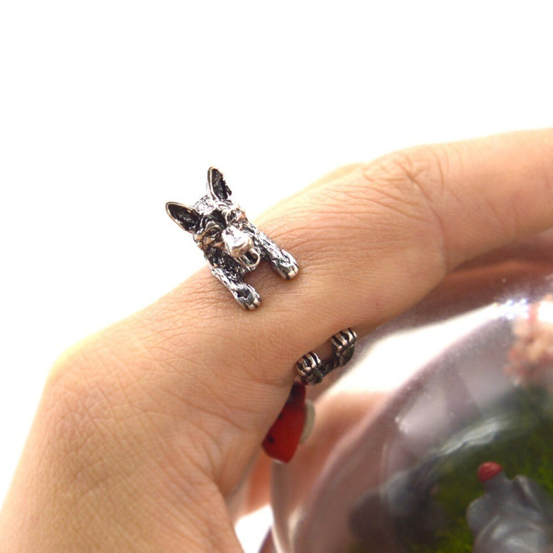 Verstellbare Deutsche Schäferhundringe Für Männer Und Frauen