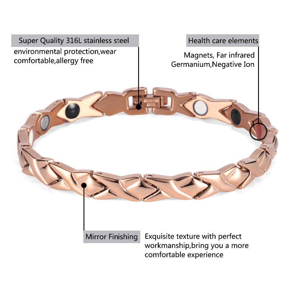 4 In 1 Magnetisches Armband Mit Germanium  Tanne In Drei Farben