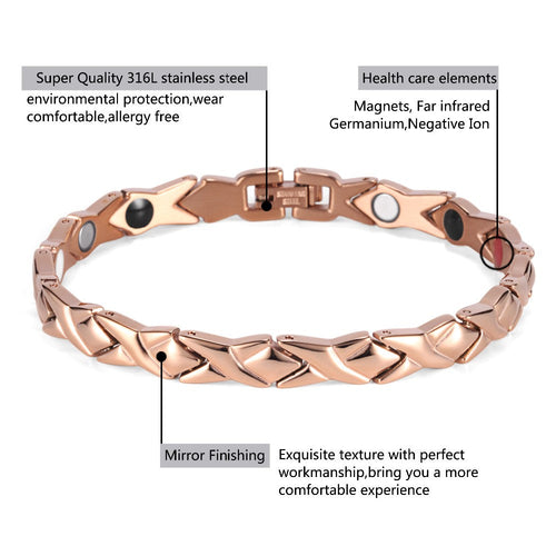 4 In 1 Magnetisches Armband Mit Germanium  Tanne In Drei Farben