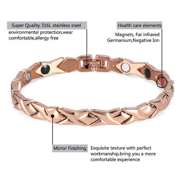 4 In 1 Magnetisches Armband Mit Germanium  Tanne In Drei Farben