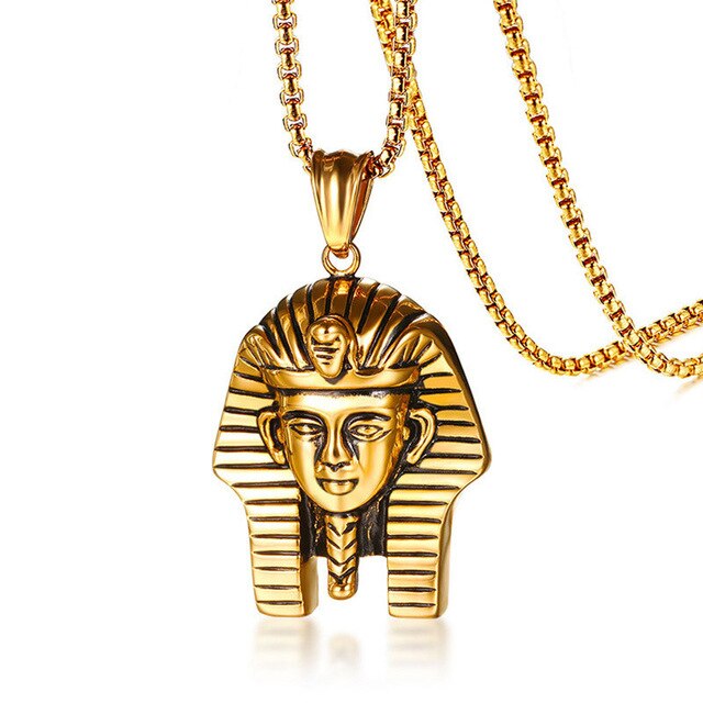 Goldägyptische Pharao  Anhängerkette