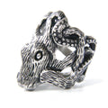 Gothic 316L Edelstahl  Tintenfischring