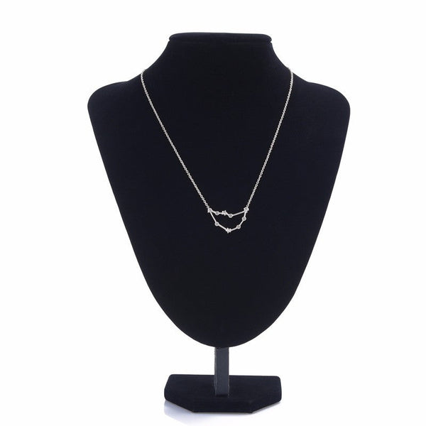 Gold Silber  Steinbock  Zodiakschild Pendant Halskette