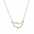 Gold Silber  Steinbock  Zodiakschild Pendant Halskette