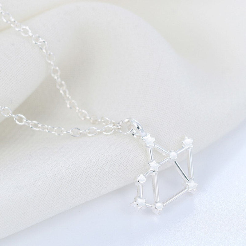 Gold Silber Schütze Zodiac Zeichen Pendellennhaltekette