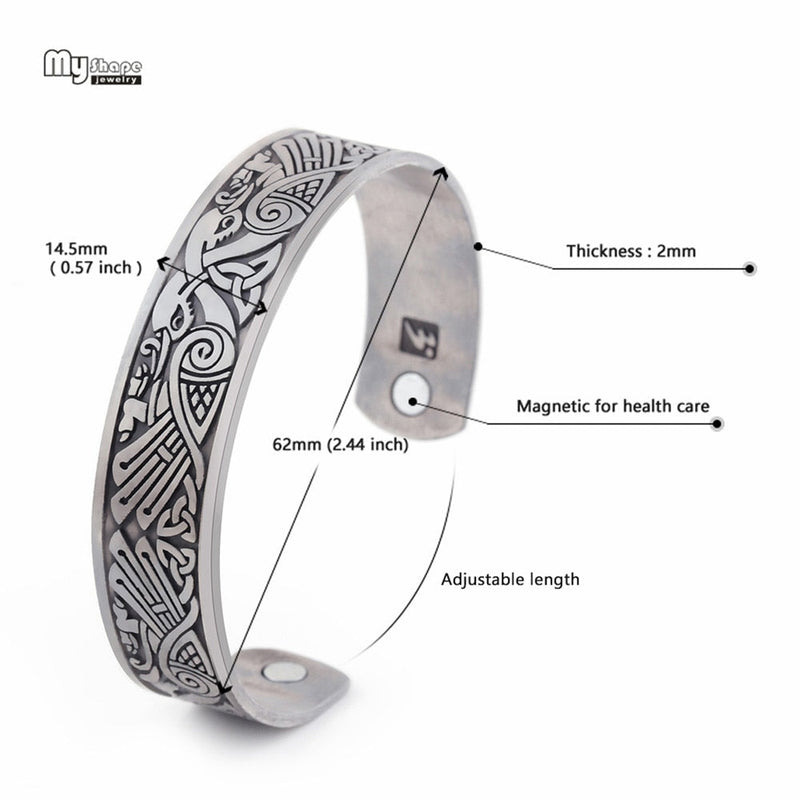 Vintage Claddagh Armreifenmangelarmband