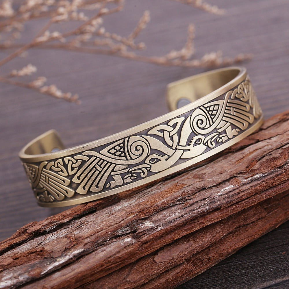 Vintage Claddagh Armreifenmangelarmband