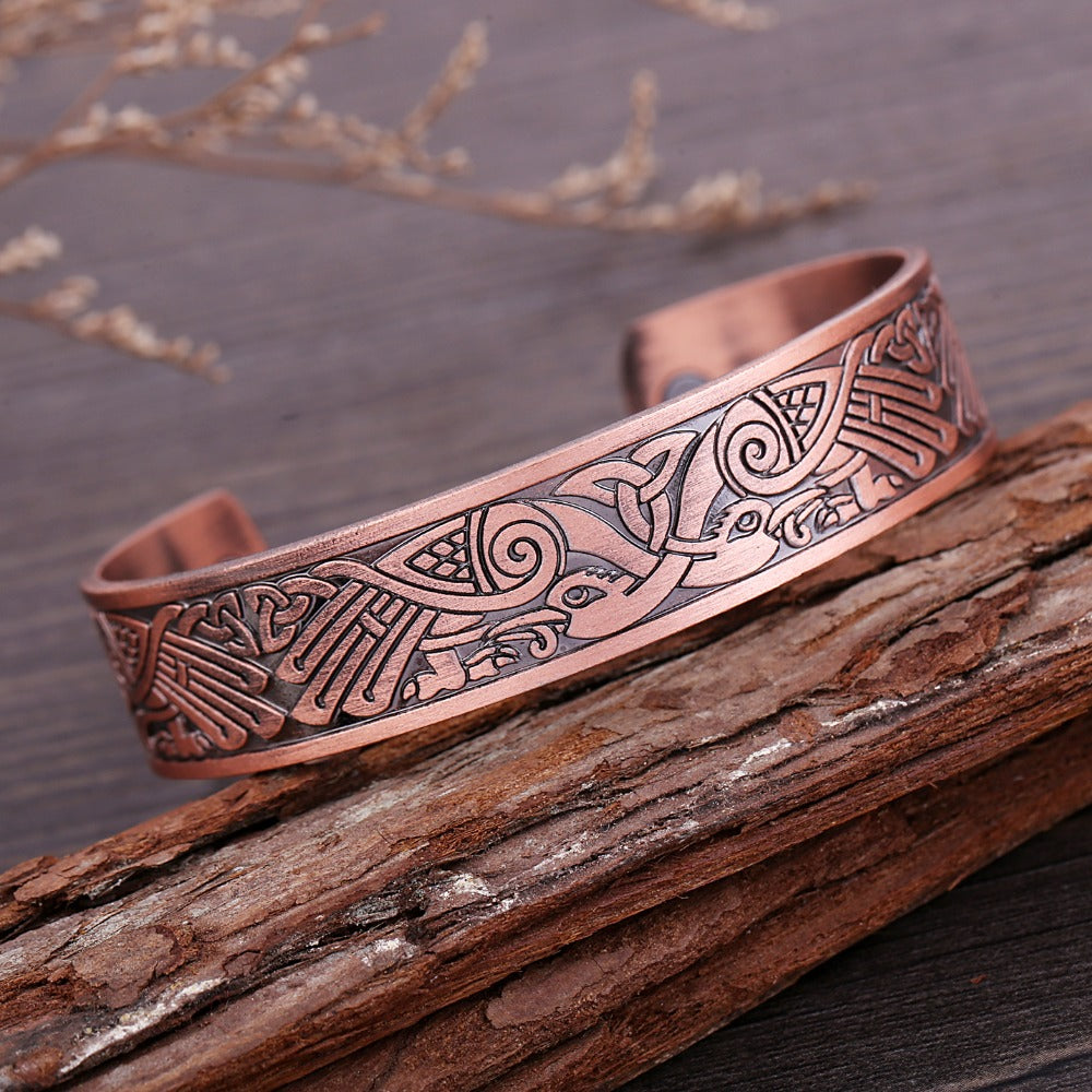 Vintage Claddagh Armreifenmangelarmband