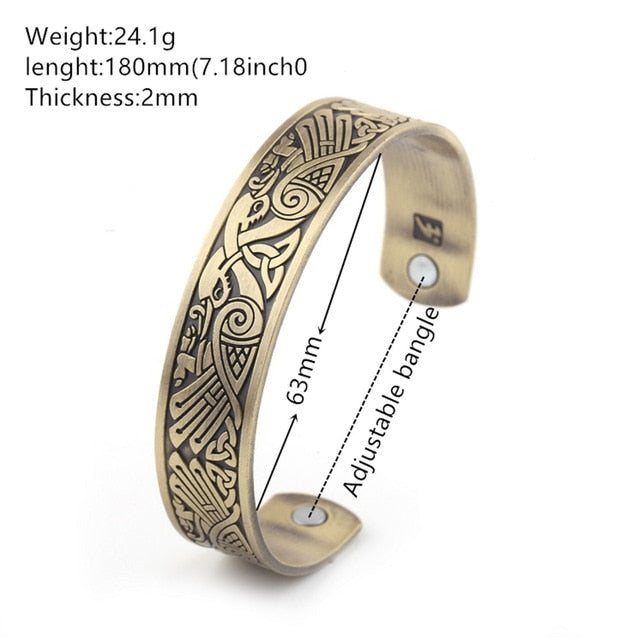 Vintage Claddagh Armreifenmangelarmband