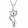 Fuchsanhänger Halskette 925 Sterlingsilber