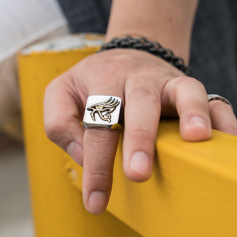 Silber Gold Auge Der Horusringe