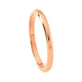 Slim 2mm Elegantes Klassisches Goldbeschichteter Wolfram  Carbid Mit Poliertem Ehering
