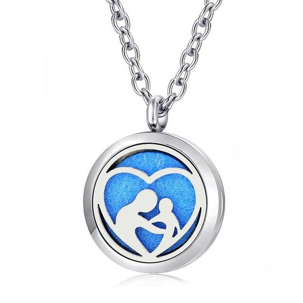 Mutterkindes Ätherisches Öl Diffusor Parfümierte Medaillon  Medaillon  Halskette