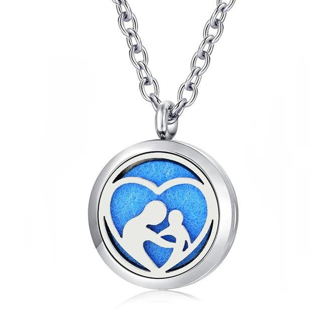 Mutterkindes Ätherisches Öl Diffusor Parfümierte Medaillon  Medaillon  Halskette