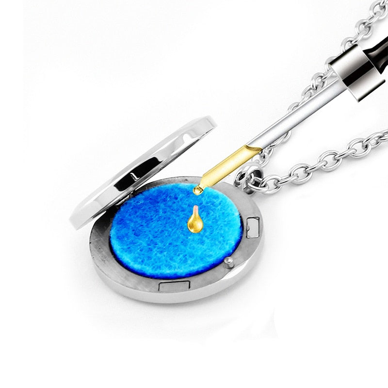 Aum Om Symbol Ätherisches Öl Diffusor Parfümierte Medaillon  Lackkette