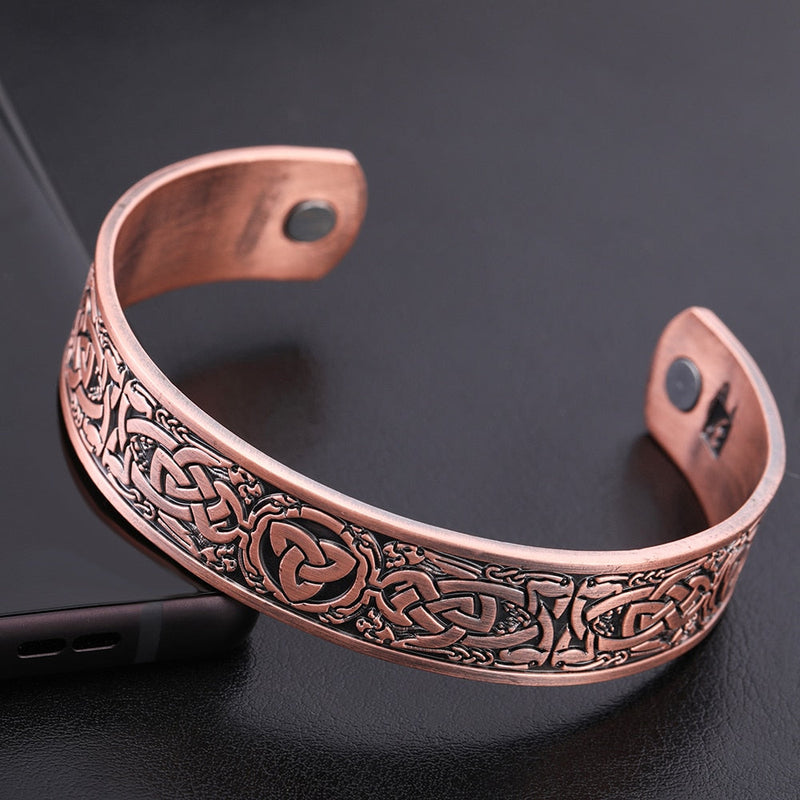 Keltische Irische Dreifaltigkeitsknoten Einstellbare Magnetische Armbänder