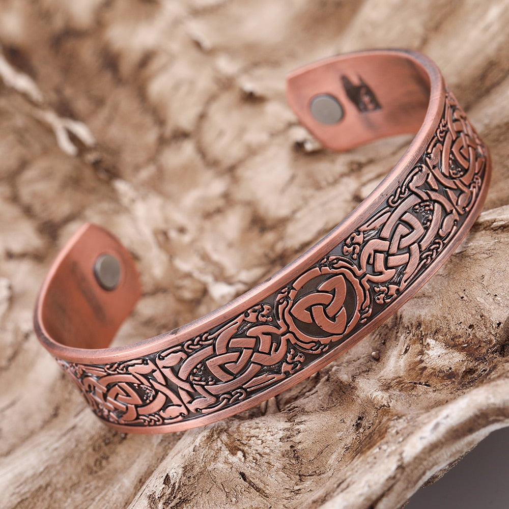 Keltische Irische Dreifaltigkeitsknoten Einstellbare Magnetische Armbänder