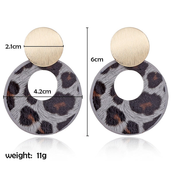 Ohrringe Mit Leopardenbesatz Für Damenschmuck