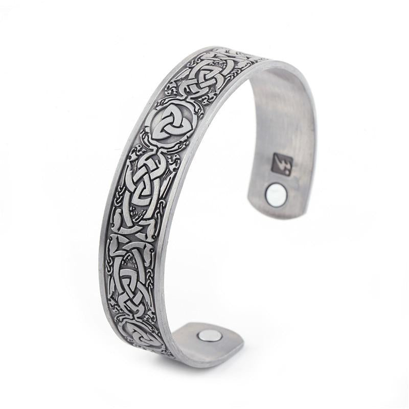 Keltische Irische Dreifaltigkeitsknoten Einstellbare Magnetische Armbänder