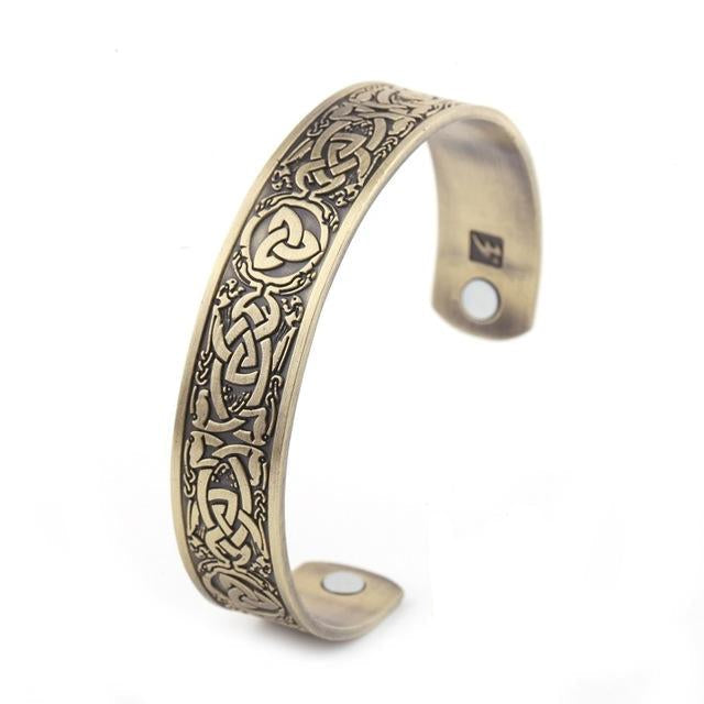 Keltische Irische Dreifaltigkeitsknoten Einstellbare Magnetische Armbänder