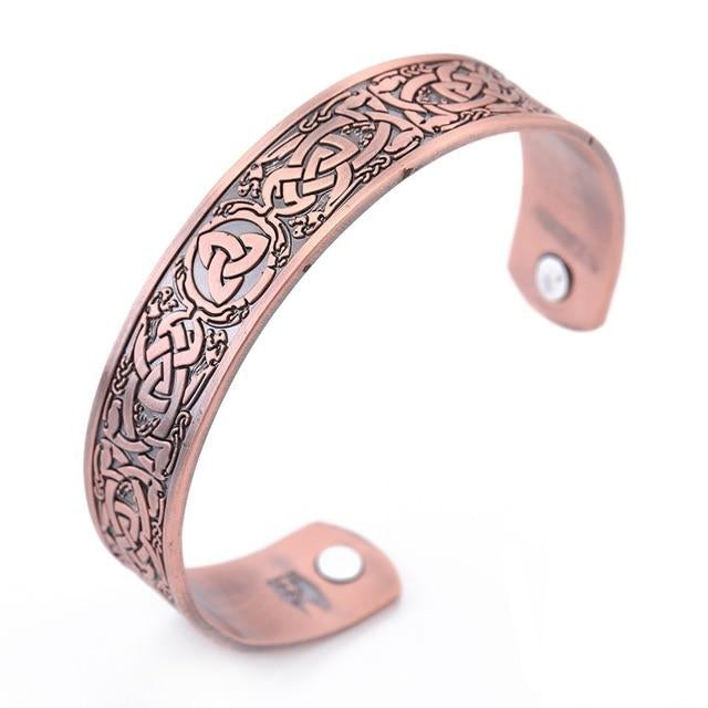 Keltische Irische Dreifaltigkeitsknoten Einstellbare Magnetische Armbänder