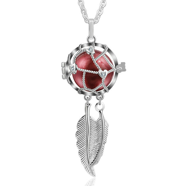 Dreamcatcher Chime Ball Mutterschaft Anhänger Halskette