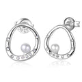 925 Sterlingsilber 3mm Kristallrunde Schale Schale Gebogen