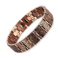 Vintage Reines Kupfermagnetarmband Für Männer