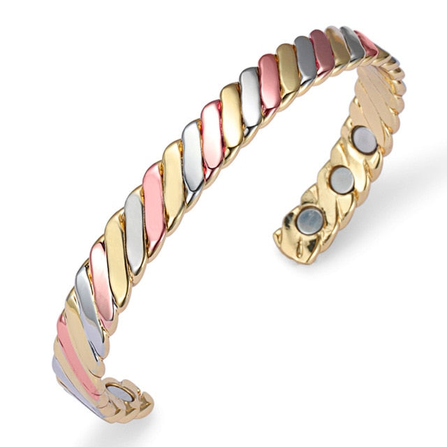 Tricolor Kupfermagnetmanschette Für Frauen