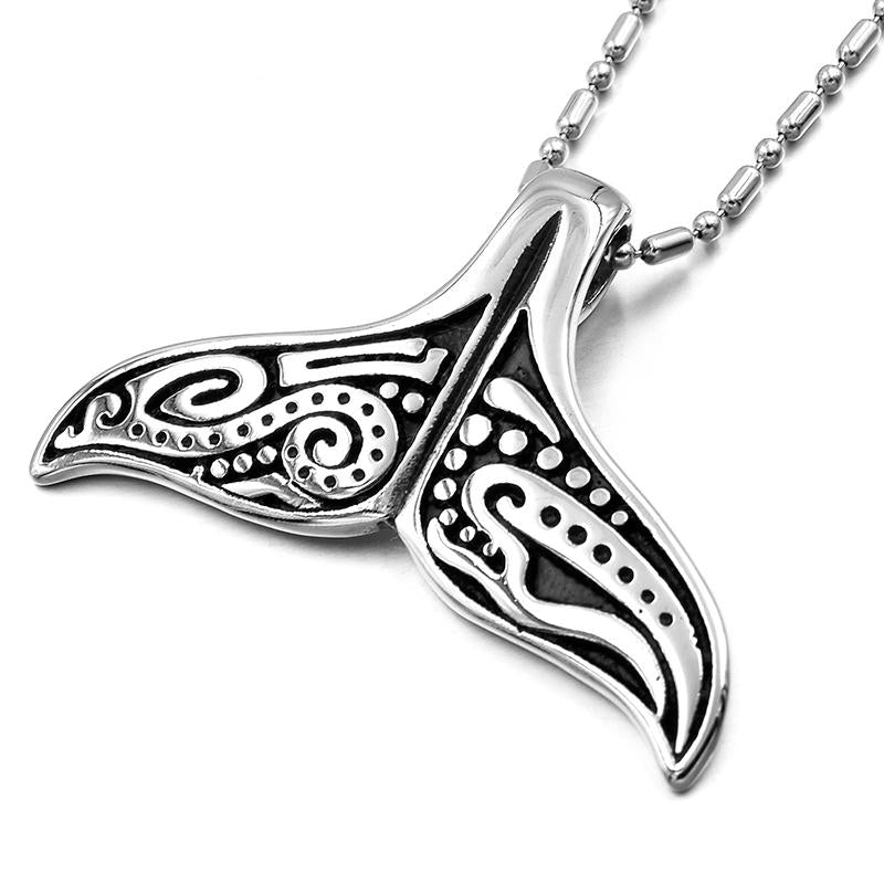 925 Sterling Silber Retro Walkopfkette