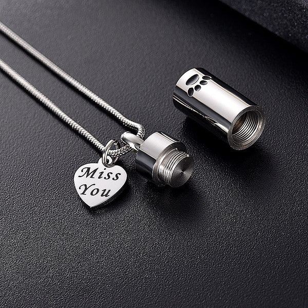 Hunde Haustierpfoten Druckzylinder Einäscher