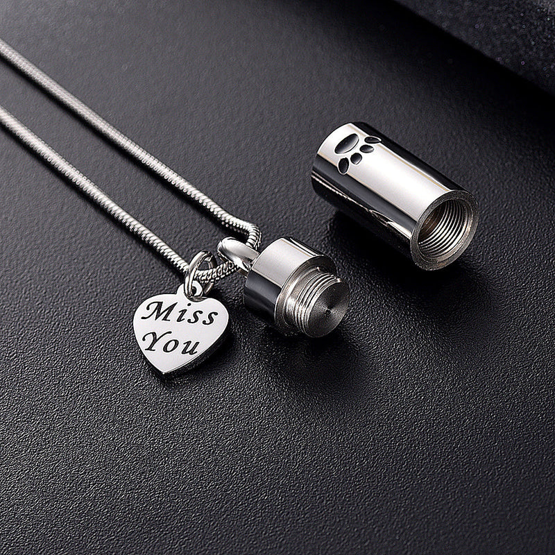 Hunde Haustierpfoten Druckzylinder Einäscher