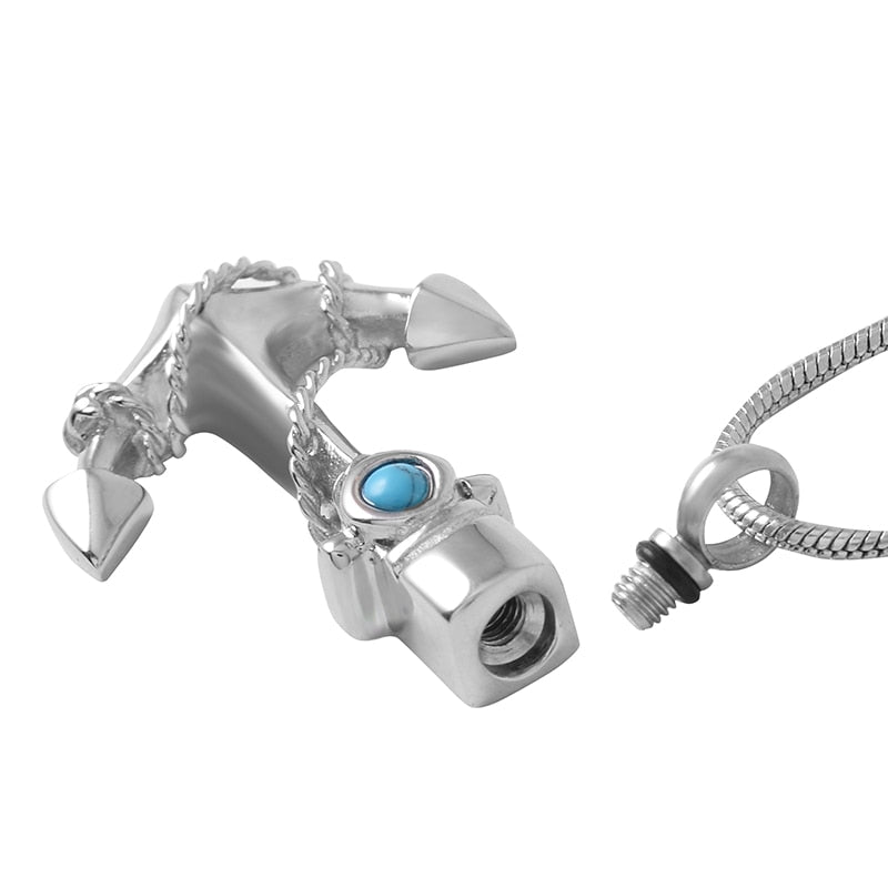 Navy  Anker  Einäscherung Urn Anheizt Gedenkkette