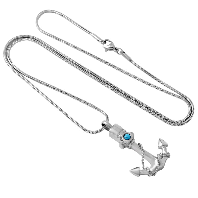 Navy  Anker  Einäscherung Urn Anheizt Gedenkkette