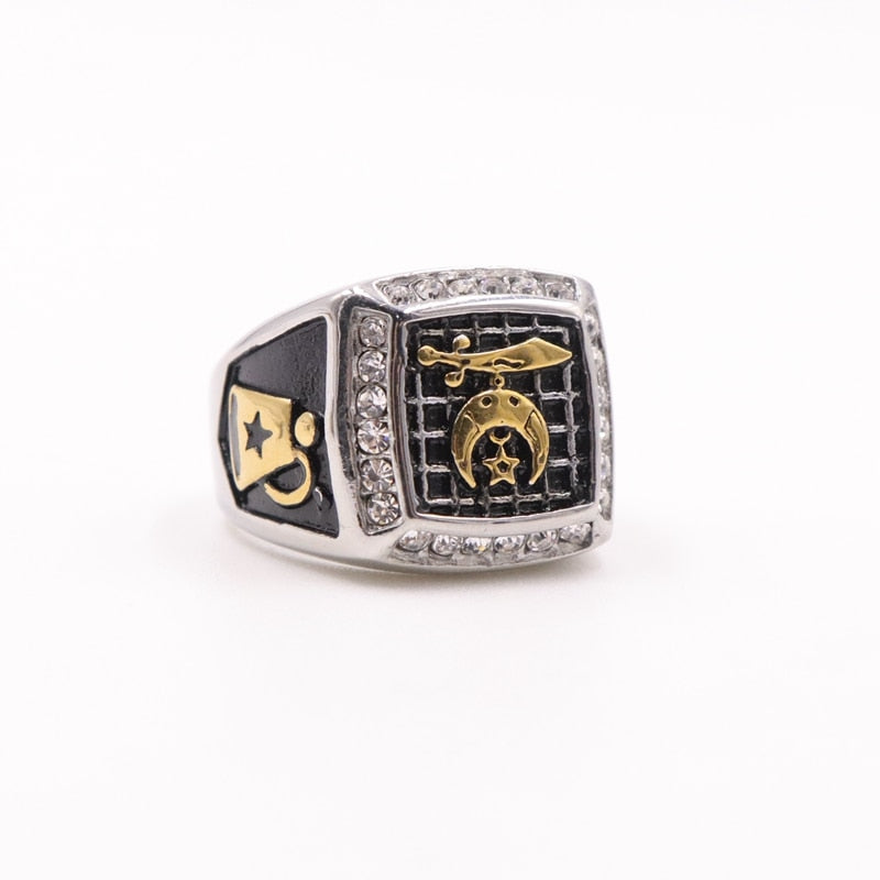 Crescent Moon Kamel  Freimaurerringe Für Frauen