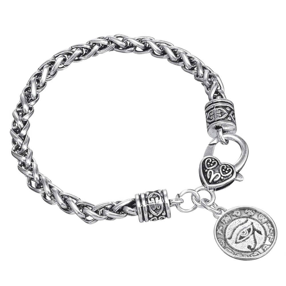 Silber Ägyptisches Auge Des Horus  Armbandes Verplatzt
