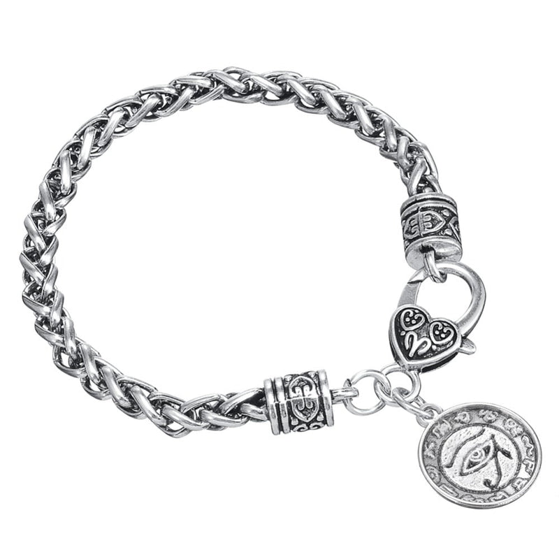 Silber Ägyptisches Auge Des Horus  Armbandes Verplatzt