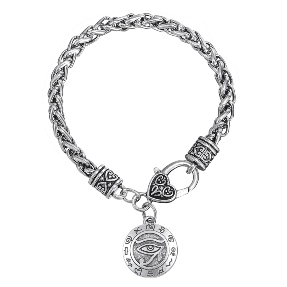 Silber Ägyptisches Auge Des Horus  Armbandes Verplatzt