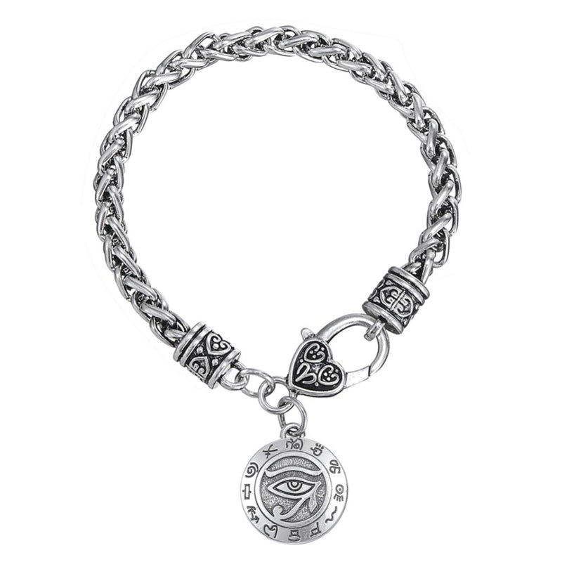 Silber Ägyptisches Auge Des Horus  Armbandes Verplatzt