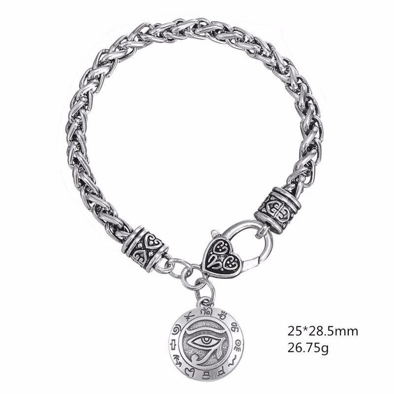 Silber Ägyptisches Auge Des Horus  Armbandes Verplatzt